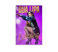 DSSCXYZM Dua Lipa Poster sur toile avec groupes légendaires et chanteurs pop - Décoration murale pour chambre à coucher - 20 x 30 cm - Style sans cadre