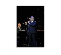 DSSCXYZM Poster sur toile Andrea Bocelli avec groupes légendaires et chanteurs pop - Décoration murale pour chambre à coucher - 50 x 75 cm - Style sans cadre