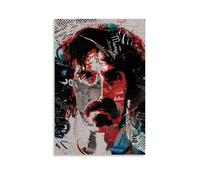 DSSCXYZM Poster sur toile Frank Zappa avec groupes légendaires et chanteurs pop - Décoration murale pour chambre à coucher - 50 x 75 cm - Style sans cadre