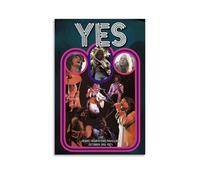 DSSCXYZM YES Poster sur toile avec groupes légendaires et chanteurs pop - Décoration murale pour chambre à coucher - 60 x 90 cm - Style sans cadre