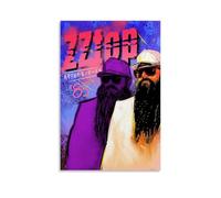 DSSCXYZM ZZ Top Poster sur toile avec groupes légendaires et chanteurs pop - Décoration murale pour chambre à coucher - 40 x 60 cm - Style sans cadre