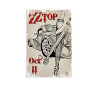 DSSCXYZM ZZ Top Poster sur toile avec groupes légendaires et chanteurs pop - Décoration murale pour chambre à coucher - 20 x 30 cm - Style sans cadre