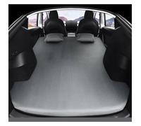 DSSJDKH Couverture Cargaison Matelas Gonflable pour Tesla pour Model 3 pour Y 17-23 Idéal pour Le Camping Les Voyages en Voiture Tissu Suédine Spécial Cloison de Coffre(Grey 1)