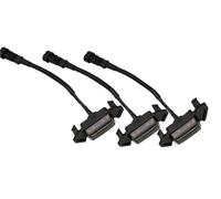 DSSJDKHJ antibrouillard 4 pièces lumière stroboscopique calandre LED pour Toyota pour Tacoma 2016 - 2020 lampe d'avertissement jour grille DRL Phare Travail LED(Black Shell Amber)