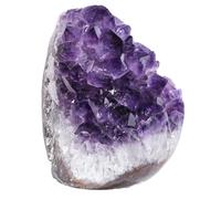dssmboom Amas de Cristal d'améthyste Naturelle pour la méditation, l'équilibrage des Chakras, géode de Quartz Brut irrégulier, décoration de la Maison pour la Richesse et la Bonne Chance, 800g-900g