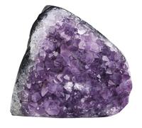 dssmboom Amas de Cristal d'améthyste Naturelle pour la méditation, l'équilibrage des Chakras, géode de Quartz Brut irrégulier, décoration de la Maison pour la Richesse et la Bonne Chance, 1200g-1500g