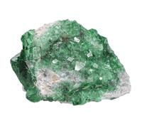 dssmboom Amas de Cristal de Fluorine Brute Naturelle, spécimen minéral pour Collection, Fluorine Verte Brute de Madagascar, géode de Pierre pour la méditation, décoration de la Maison, 0.22-0.44 LB