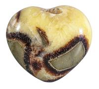 dssmboom Natural Septarian Dragon Stone Crystal Heart Pocket Stone, Love Heart Septarian Dragon Stone pour Chakra Balancing & Meditation Home Decor, 50-100 g