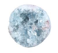 dssmboom Naturel Brut Bleu Célestine Cristal Minéral Échantillon pour Collection de Cristaux Géode, Irrégulière Célestine Pierre Brute pour Décoration d'Intérieur Équilibre des Chakras, 25-45 mm