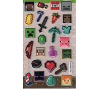 DST Minecraft Assortiment de 25 autocollants réutilisables