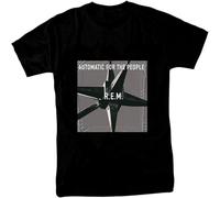 Dstarbbk Automatic for The People Various Casual Comfort Short Sleeve Men's T Shirt Black XXL