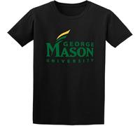 Dstarbbk GMU George Mason University Logo Interesting Body Sculpting Take Out Match T Shirt Black XL
