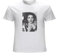 Dstarbbk Halsey Poster T Shirt Custom Man Clothes Blouse Men's Short Sleeve White L
