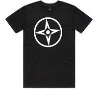 Dstarbbk Mens T Shirt Circle Stone Tshirt Short Sleeve Novelty Tops Black M
