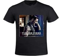 Dstarbbk Tiziano Ferro Lamore UNA Cosa Semplice Mens t Shirt Design Crew Neck Black L