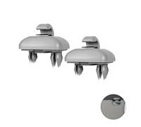 Dstarymnix 2 PièCes Gris IntéRieur Pare-Soleil Crochet Support D'Attache, Support Attache VisièRe Compatible A1 A3 A4 A5 Q3 Q5 2013-2016, Remplacement PièCe DéTachéE VisièRe Auto