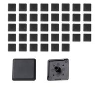 Dstarymnix Capuchons De Protection Profilé Aluminium 30x30 mm EU Standard-Embouts Plastique Embout Terminal pour ProfiléS Alu CarréS -40 PièCes pour Profilé Aluminium 30x30, ProfiléS en Aluminium