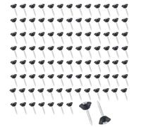 Dstarymnix Clous Fondation pour Membrane, 100 pièces Clous Protection Soubassement, Fixation Robuste pour Film Géotextile et Membrane de Fondation, 3x30 mm, Compatibles membrane drainante, géotextile