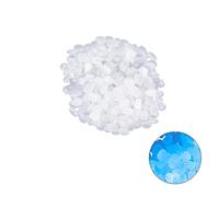 Dstarymnix Lumineuses Bleues, Galets Lumineux Jardin Extérieur Blanc, Galets Brillants Décoratifs, cailloux phosphorescents sans électricité pour allée terrasse aquarium 300 pièces écologiques