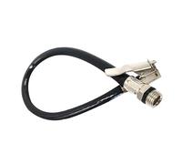Dstarymnix Tuyau Gonfleur Pneu Compatible Valve Auto (Schrader), Flexible de Gonflage, Tuyau Gonflage Pneu Voiture, Embout Gonfleur, Tuyau d’Extension Pneu avec Tuyau Flexible Caoutchouc pour Vélo