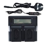 DSTE 1.5A Fast Charging Dual Batterie Chargeur Compatible pour DMW-BLJ31,DMW-BLJ31e,LUMIX DC-S1,LUMIX DC-S1R,LUMIX DC-S1H,DMW-BGS1R comme DMW-BTC14