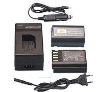 DSTE 2-Pack Batteries + DC180E Voyage Chargeur Compatible pour Panasonic DMW-BLK22 DC-S5 DC-S5KK Lumix DC-G9 II Camera,Sigma BP-61 Battery as DMW-BTC15