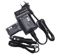 DSTE 2-pack Batteries + Dual USB Chargeur pour Canon NB-12L NB12L LEGRIA Mini X, PowerShot G1 X Mark II et N100