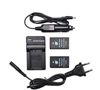 DSTE 2-Pack Batteries + Dual USB Chargeur pour Nikon EN-EL20 EN-EL20a Coolpix A, 1 J1, 1 J2, 1 J3, 1 AW1, 1 S1