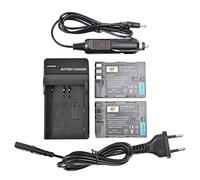 DSTE 2-Pack Batteries + Travel Chargeur Compatible pour Fuji NP-150 FinePix S5 Pro, FinePix is Pro Digital Camera