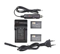 DSTE 2-Pack Batteries + Travel Chargeur Compatible pour Sony NP-BX1 ZV1 ZV-1 ZV-1F DSC-HX90V DSC-HX400V DSC-HX60V DSC-WX300 HDR-GW66V HDR-GWP88V FDR-X3000 HDR-AS300 FDR-X1000V HDR-MV1