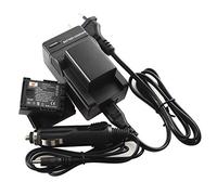 DSTE 2-Pack BP-808 BP808 Batterie et Chargeur Compatible pour Canon FS10 FS11 FS21 FS22 FS36 FS37 FS46 FS100 FS306 FS406 HF M31 M32 M40 M41 M300 M400 HG20 HG21