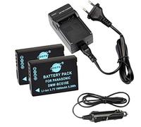 DSTE 2-Pack DMW-BCG10 Batterie et Chargeur Compatible pour Panasonic Lumix DMC-ZS3 DMC-ZS5 DMC-ZS6 DMC-ZS7 DMC-ZS8 DMC-ZS9 DMC-ZS10 DMC-ZS15 DMC-ZS19 DMC-ZS20 DMC-ZS25 DMC-ZX1