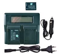 DSTE 2-Pack DMW-BCG10E DMW-BCG10 Batterie + Double LCD Chargeur Compatible pour Panasonic Lumix DMC-ZS5 DMC-ZS6 DMC-ZS7 DMC-ZS8 DMC-ZS9 DMC-ZS10 DMC-ZS15 DMC-ZS19 DMC-ZS20 DMC-ZS25 DMC-ZX1