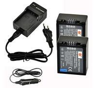 DSTE 2-Pack DMW-BLB13 DMW-BLB13E Rechange Batterie et DC67E Voyage Chargeur Compatible pour Panasonic Lumix DMC-G1 DMC-G2 DMC-G10 DMC-GF1 DMC-GH1