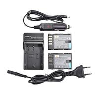 DSTE 2-Pack DMW-BLF19 Batterie et Chargeur Compatible pour Panasonic Lumix DMC-GH3 DMC-GH3GK DMC-GH3H DMC-GH4H DMC-GH4