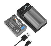 DSTE 2-Pack EN-EL3E ENEL3E Batterie et Chargeur Compatible pour Nikon D30 D50 D70 D70S D80 D90 D100 D200 D300 D300S D700