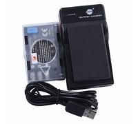 DSTE 2-Pack EN-EL9 ENEL9 EN-EL9A Batterie et Chargeur Compatible avec Nikon D40, D40x, D60, D3000, D5000