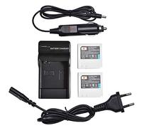 DSTE 2-Pack IA-BP85ST Batterie et Chargeur Compatible pour Samsung VP-HMX10 VP-HMX20C HMX-H105
