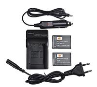 DSTE（2 Pack） Li-ION Batterie SLB-11A + DC23E Voyage Chargeur Compatible pour Samsung WB700 WB1000 WB2000 CL65 CL80 EX1 HZ25W HZ30W HZ35W HZ50W ST1000 ST5000 Digital Caméra