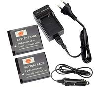 DSTE 2-Pack NB-8L NB-8LH Rechange Batterie et DC98E Voyage Chargeur Compatible pour Canon PowerShot A2200 A3000 A3001 A3100 A3200 A3300 is