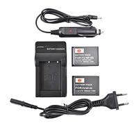 DSTE 2-Pack NP-85 Rechange Batterie et DC122E Voyage Chargeur pour Fujifilm NP-85 S1 FinePix SL240 SL245 SL260 SL280 SL300 SL305 SL1000