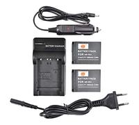 DSTE 2-Pack NP-FR1 Batterie et Chargeur Compatible pour Sony Cyber-Shot DSC-F88 DSC-P100 DSC-P100/L DSC-P100/LJ DSC-P100PP DSC-P100/R DSC-P100/S DSC-P120 DSC-P150 DSC-P150/B