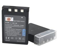 DSTE 2-Pieza Repuesto Batería Para Olympus LI-10B C-50 C-60 C-70 C-470 C-760 C-765 C-770 C-5000 C-7000 D-590 X-1 X-2 X-3 X-500 FE-200 IR-500 Stylus 300 400 410 500 600 800 810 1000