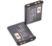 DSTE 2-Pack Rechange Batterie Compatible pour Olympus Li-40B D-630 D-720 D-725 IR-300 FE-160 FE-190 FE-220 FE-230 FE-240 FE-250 FE-280 FE-290 FE-300 FE-320 FE-330 FE-3000 FE-3010 FE-4000 as FUJI NP-45