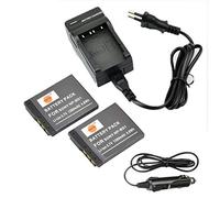 DSTE 2-Pack Rechange Batterie et DC02E Voyage Chargeur Compatible pour Sony NP-BD1 Cyber-Shot DSC-G3 DSC-T2 DSC-T70 DSC-T75 DSC-T77 DSC-T90 DSC-T200 DSC-T300 DSC-T500 DSC-T700 DSC-T900 DSC-TX1