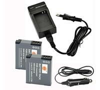 DSTE 2-Pack Rechange Batterie et DC145E Voyage Chargeur Compatible pour Pancomoonic DMW-BCM13E DMW-BCM13PP Lumix TF5/DMC-TS5/DMC-TZ40/DMC-TZ41/DMC-ZS27 DMC-ZS30 DMC-ZS35 DMC-FH27 ZS45 ZS50 Cámara