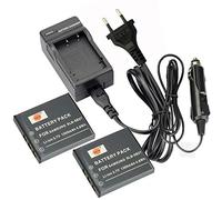 DSTE 2-pack Rechange Batterie et DC29E Voyage Chargeur pour Samsung SLB-0837 Digimax i6 PMP L50 L60 L80, i70 i70S L73 L83T L201 L301 L700 L700S NV3 NV5 NV7 NV7 OPS NV10 NV15 NV20 NV8 VLUU NV10