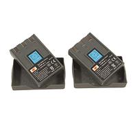 DSTE 2-Pack Rechange Batterie pour Canon NB-1L NB-1LH IXUS 200a 300 300a 320 330 400 430 500 v2 v3 vII IXY 200 200a 300 300a 320 400 430 450 500 S200 S230 S330 PowerShot 100 S110 S200 S230 S300