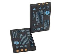 DSTE 2-Pack Rechange Batterie pour FUJIFILM NP-60 FinePix 50i 601 F401 F410 F601 M603 Zoom KODAK EasyShare DX6490 DX7440 DX7590 DX7630 LS420 LS433 LS633 LS743 LS753 P712 P850 P880 Z730 Z7590 Z760