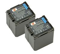 DSTE 2-Pack Rechange Batterie pour Panasonic VW-VBG260 AG-AC7 AG-AF100 AG-HMC40 AG-HMC80 AG-HMC150 HDC-HS250 HDC-HS300 HDC-HS700 HDC-SD600 HDC-SD700 HDC-SDT750 HDC-TM300 HDC-TM700 SDR-H80 Caméra